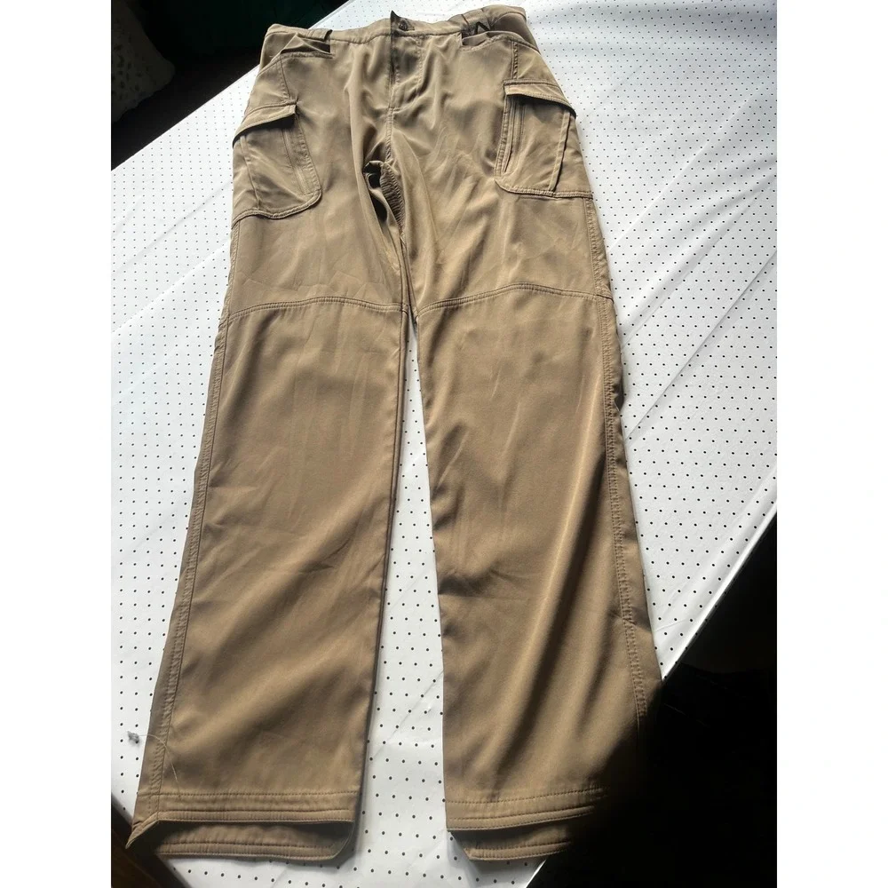 Tactical Series Mens Cargo Pants Khaki Tan Outdoor Hiking Utility Size L-33